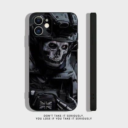COD Call Of Duty G-Ghost Phone Case For iPhone 17 16,15,14,13,12,11,Pro,XS,Max,XR,Plus,Mini Soft Silicone Black Shockproof