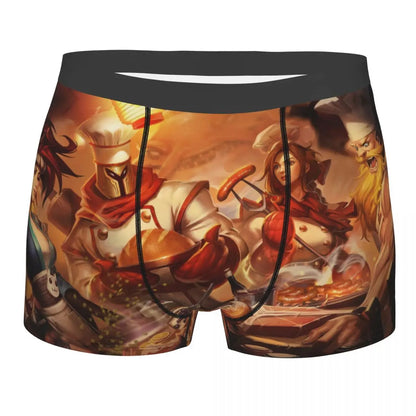 Ornn League of Legends LOL MOBA Games Underpants Breathbale Panties Male Underwear Sexy Shorts Boxer Briefs