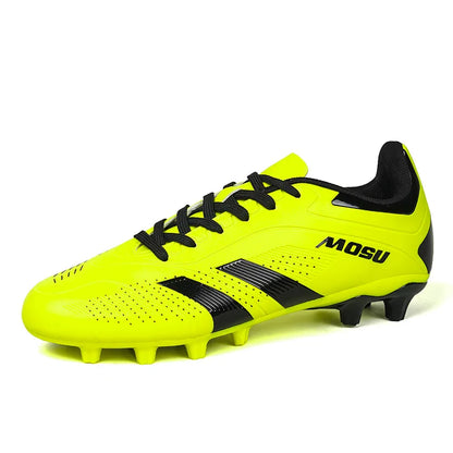 New Men's and Women's Football Shoes, Indoor and Outdoor Sports Shoes with Long and Broken Studs for Football Training Mat
