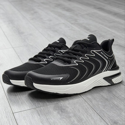 Baasploa Men's Running Shoes Casual Lightweight Mesh Breathable Sneakers Male Outdoor Non-Slip Wear-Resistant Sports Shoes