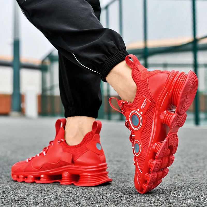 Men's Basketball Shoes Breathable Cushioning Non-Slip Wearable Runing Shoes Gym Training Athletic Basketball Sneakers for Men