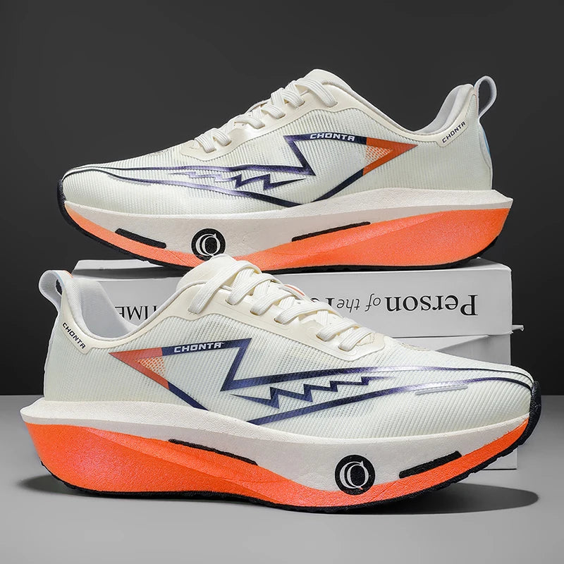 2026 Running Shoes Carbon Plate Marathon Men Sports Breathable Lightweight Women's Comfortable Athletic Antiskid Sneakers Casual
