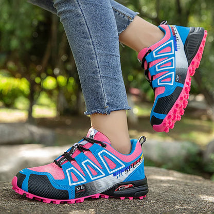 Men's Hiking Shoes Outdoor Sports Shoes Lace-up Hiking Shoes Women's Hiking Sports Shoes Non-slip Hunting Tactical Sports Shoes