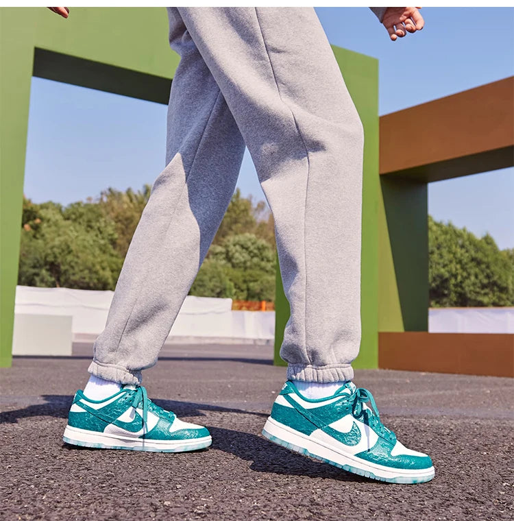 Nike Official Authentic Dunk Low — Ténis desportivos retro leves com amortecimento para mulher DV3029-100
