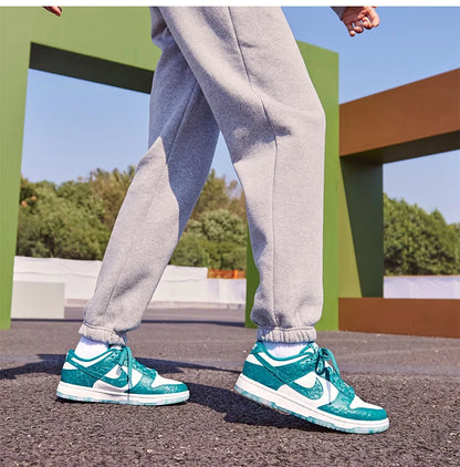 Nike Official Authentic Dunk Low — Ténis desportivos retro leves com amortecimento para mulher DV3029-100
