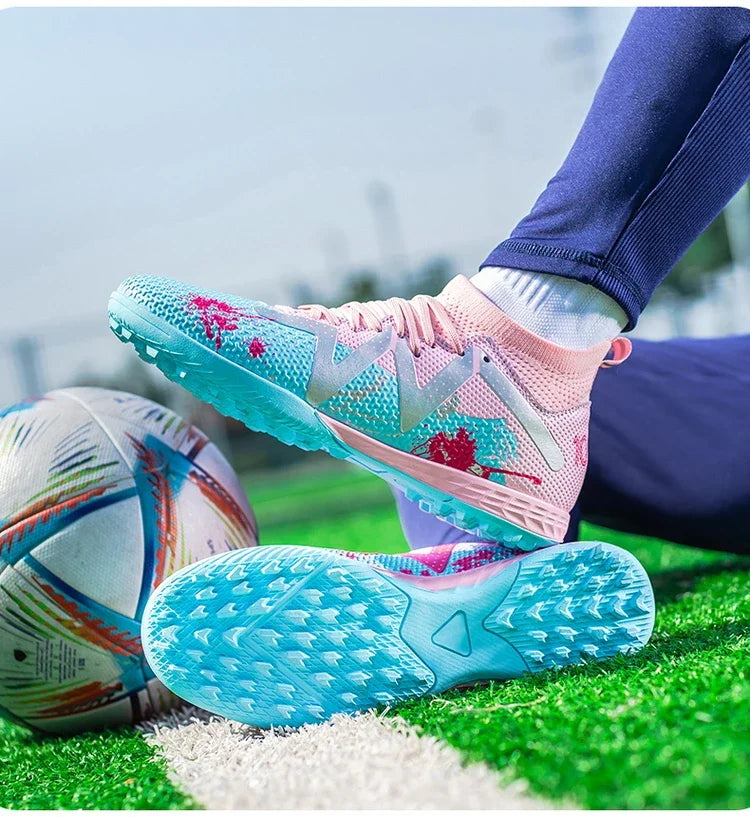 Нови мъжки футболни обувки Society Cleats, професионални футболни обувки за зала, бързи футболни бутонки за терен, оригинални тренировъчни маратонки за момчета