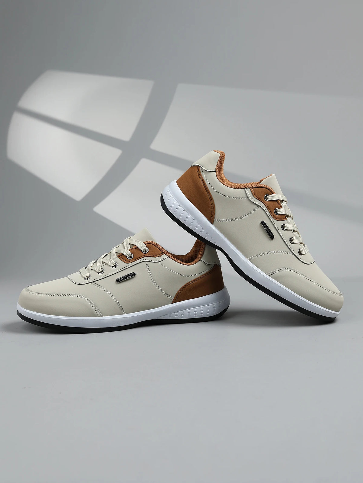 New Men's Four Seasons Waterproof Walking Shoes Casual Men Leather Sports Shoes Non-Slip Camping Shoes Shoes Men's Tennis Shoes