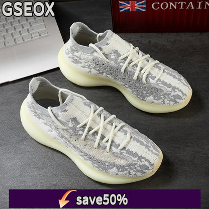 Air Cushion Running Shoes Speciality Marathon Men Sports Breathable Lightweight Women's Comfortable Nonskid Leisure Sneakers