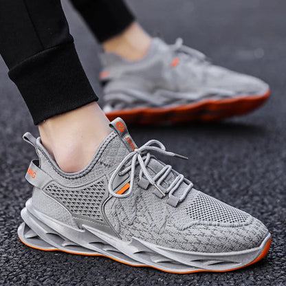 Men's Comfortable Running Shoes Breathable Sporty Casual Versatile Heightening Dad Shoes Autumn New Arrival Low Cut Sneakers