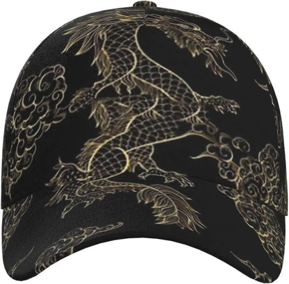 Dragon Snapback-keps, basebollkepsar för män, solhatt för män, justerbar, snygg truckerkeps för kvinnor och män