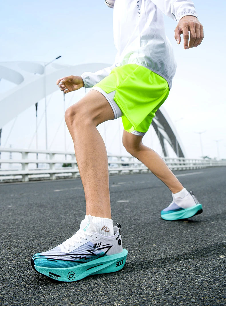Air Running Shoes Men Sports Marathon Carbon Plate Breathable Lightweight Women Comfortable Athletic Leisure Sneakers Soft Sole