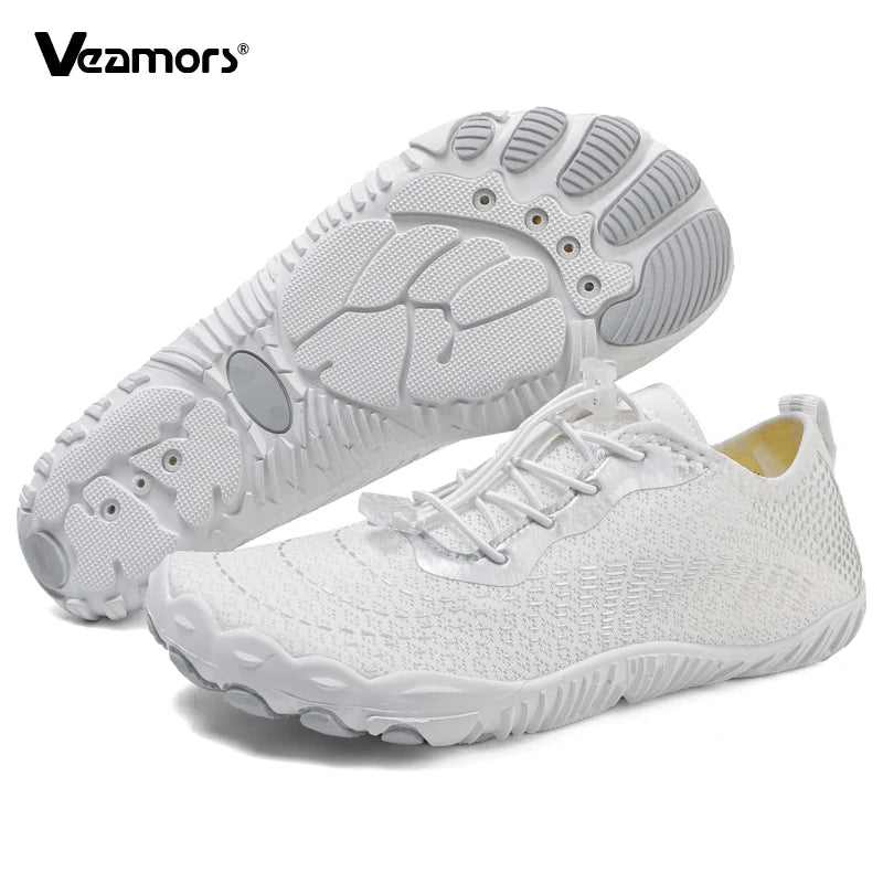 Quick Dry Aqua Shoes for Men Women Breathable Non-slip Water Sneakers Barefoot Soft Sole Wading Footwear for Swimming Beach
