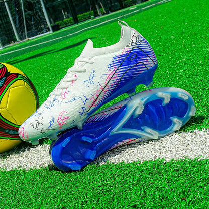 New Men's Football Boots Non-Slip Soccer Shoes Training Sneakers FG Top Quality Cleats Wholesale Drop Shipping Unisex Adult