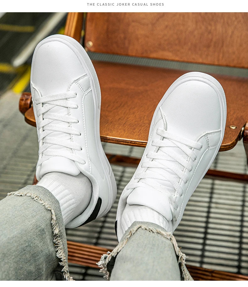 PU Leather Men Shoes Sneakers Trend Casual Shoes Leisure Male Sneakers Footwear Men Vulcanized Shoes Couple Shoes Women Shoes