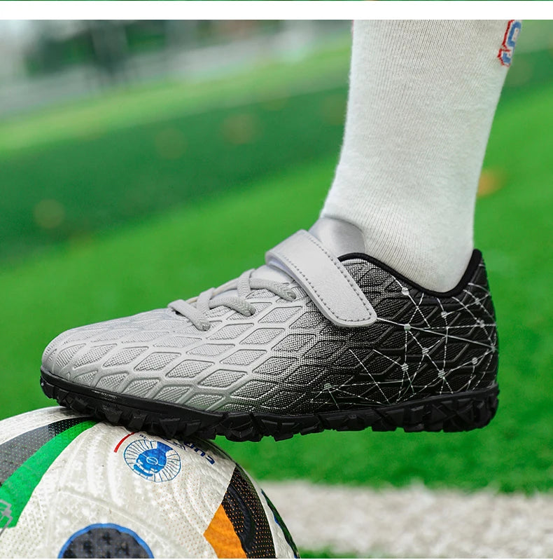 New Men Soccer Shoes Girls Cleats Outdoor Match Training Sport Football Boots Long Spikes Comfortable Breathable Boys Non Slip