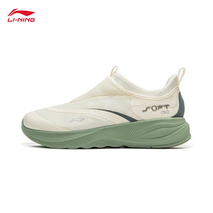 LI-NING SOFT GO 2 vyriški vaikščiojimo batai, įsispiriami, minkštu storu kulnu, patogūs, patvarūs sportiniai laisvalaikio batai AGLV005