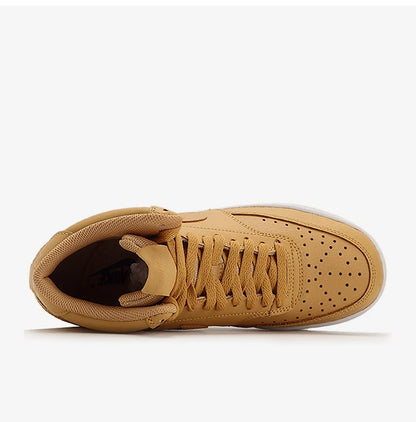 Nike genuine Court Vision Men's/Women's Mid-top Fashion Casual Sneakers CD5436-700
