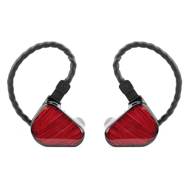 Auscultadores intra-auriculares audiófilos com fio TRUTHEAR x Crinacle ZERO:RED Dual Dynamic Driver 0.78 2Pin HiFi