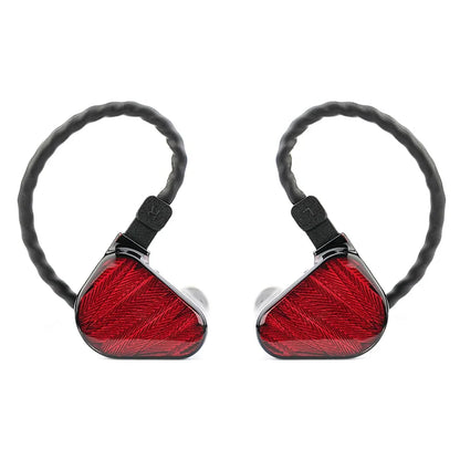 Auscultadores intra-auriculares audiófilos com fio TRUTHEAR x Crinacle ZERO:RED Dual Dynamic Driver 0.78 2Pin HiFi