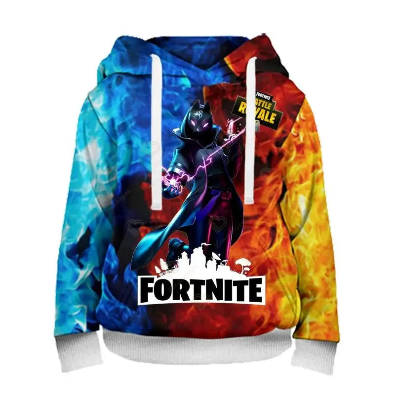 Ανδρικό φούτερ με κουκούλα Fortnite, μοντέρνα μπλούζα με 3D εκτύπωση, φούτερ με κουκούλα Battle Game για αγόρια και κορίτσια, χιπ χοπ, ανδρικό casual πανωφόρι