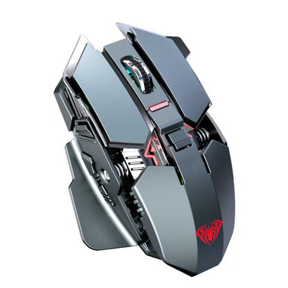 Novo Rato Gaming Sem Fios SC300 2025 2.4G RGB 3200dpi Recarregável, Silencioso e Mecânico, para E-sports, Computador de Secretária e Portátil