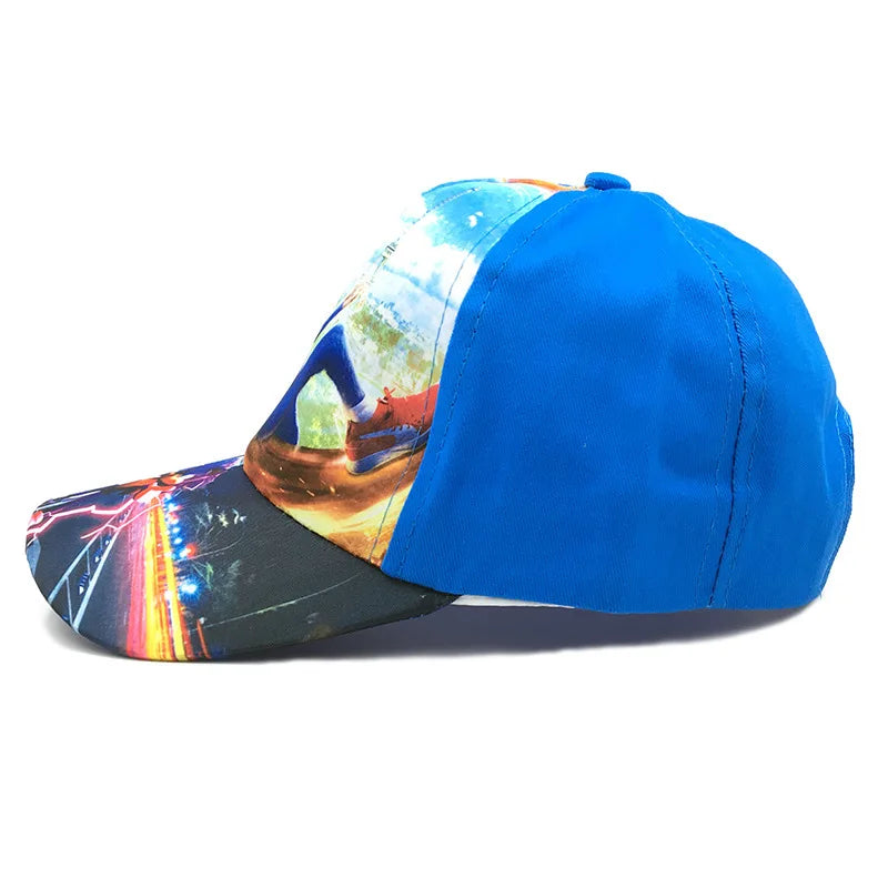 Casquette de baseball pour enfants Sonic 50-54 cm, personnage de dessin animé, hérisson ShadowTails, Knuckles, casquette de protection solaire, accessoire, cadeau