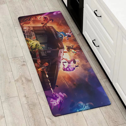 Fortnites Gaming-Eingangstür-Fußmatte, rutschfester Küchenteppich, Teppich für Wohnzimmer, Balkon und Badezimmer, Fußmatte, Bodenmatten, Teppich