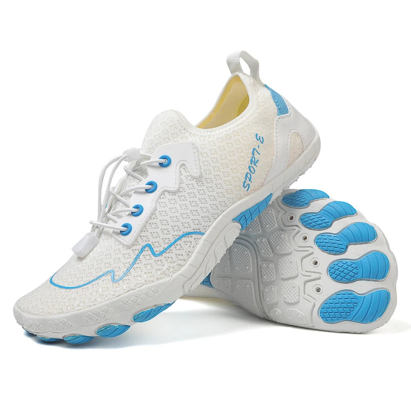 Men Wading Shoes Barefoot Quick-Drying Beach Shoes Outdoor Non-Slip Upstream Swimming Diving Shoes Women Water Sports Shoes
