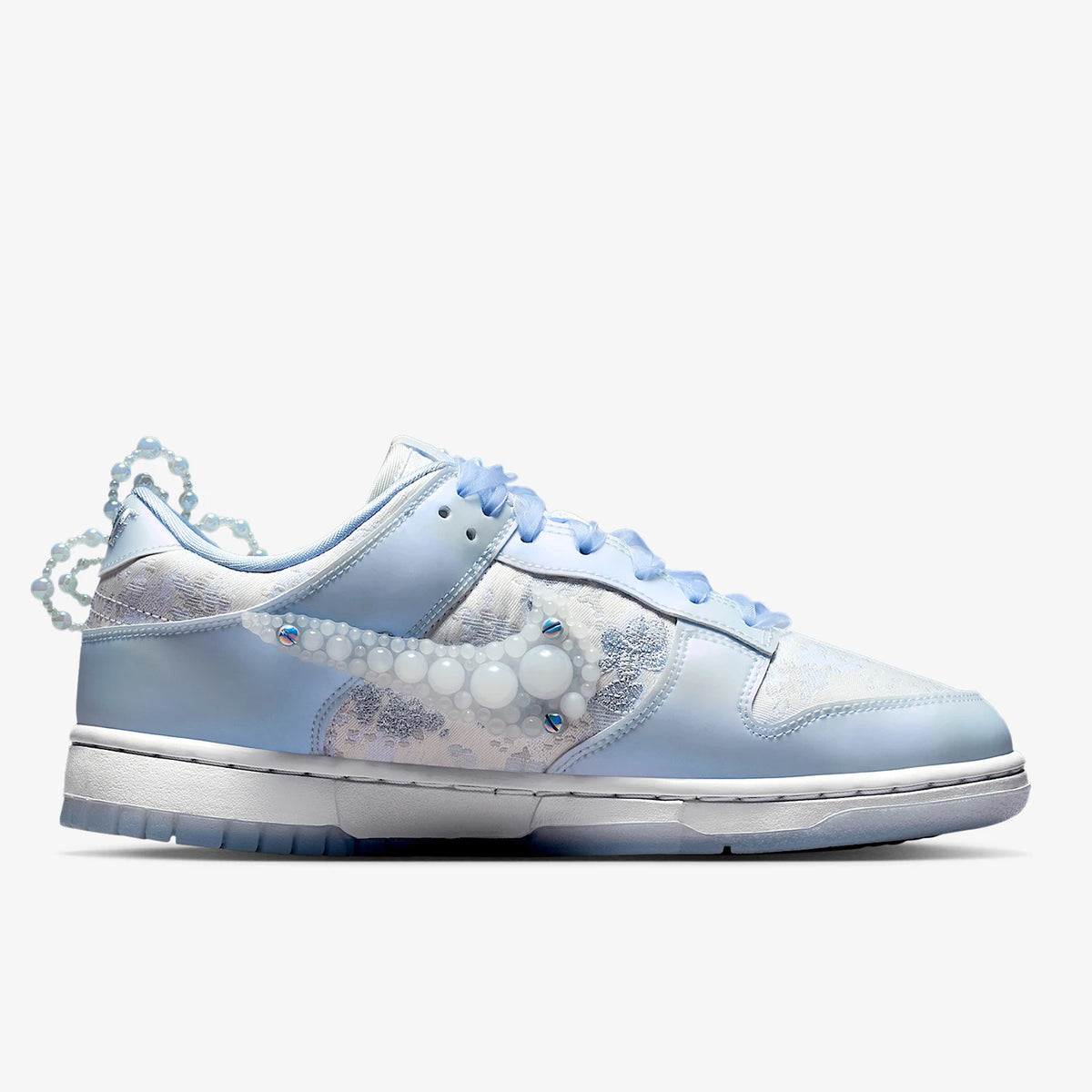 Nike Authentic Dunk Low Women's Fashion Floral Lightweight Casual Sneakers HV8575-100