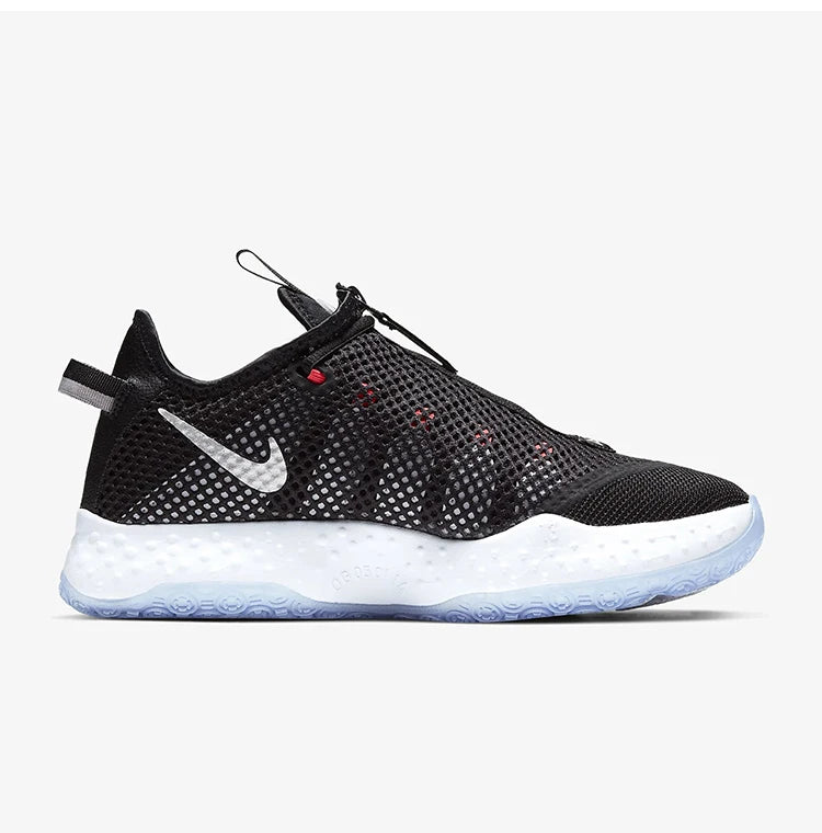 Nike Original PG 4 EP Paul George 4 Black White Blue Drip Basketballschuhe für Herren CD5082-001