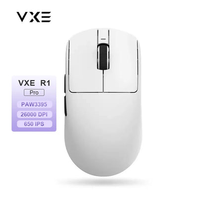 Rato Gaming Sem Fios ATK VXE Dragonfly R1 Pro MAX PAW3395 R1 SE Plus Personalizado para Esports FPS Recarregável Leve