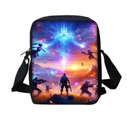 Hot Game Shooting Fortnites Child School Backpack With Shoulder Bag Pencil Bags School Bags for Boys Girls Best Gift