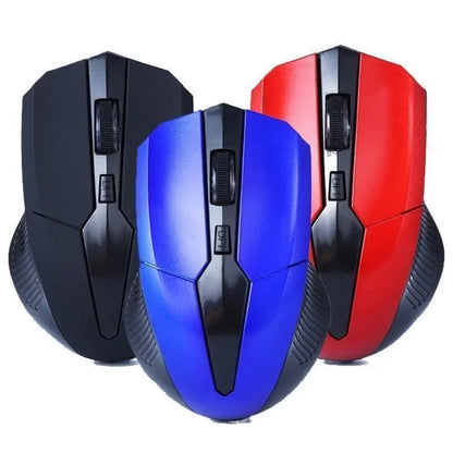 Rato sem fios 2.4Ghz 1200DPI, rato gaming ótico ajustável sem fios, para casa, escritório, jogos, PC, computador e portátil