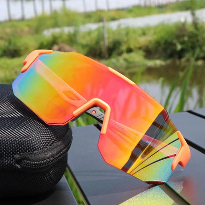 Cycling Glasses for Men Uv400 Cycling Shades Bike Sunglass Outdoor Bicycle Glasses Shades Sunglasses for Men