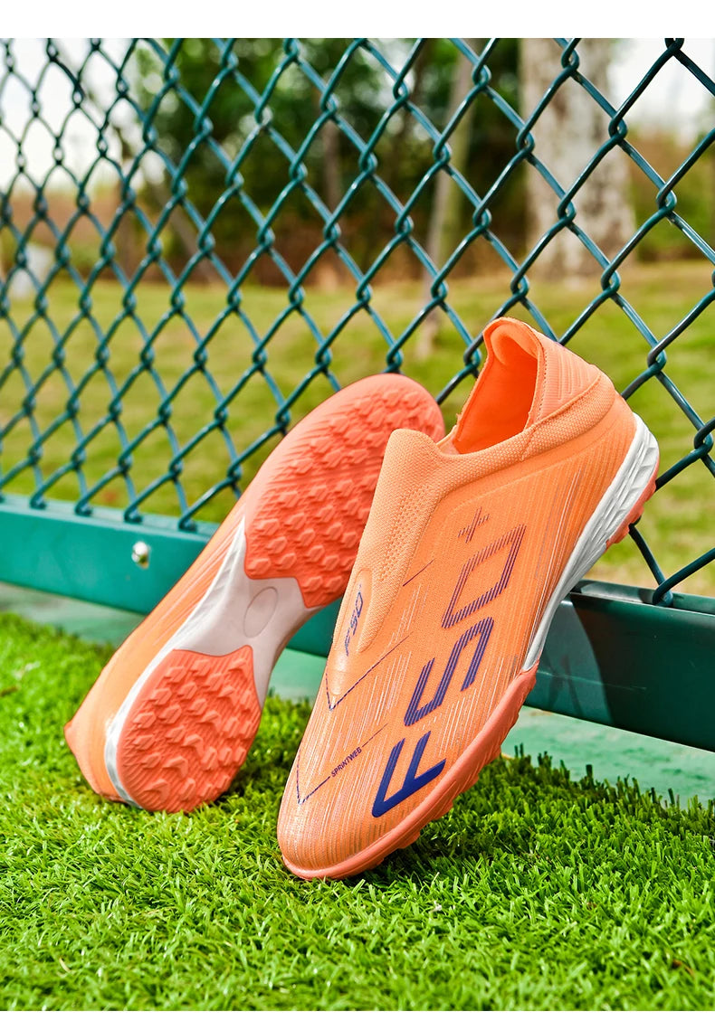 New Men's Football Boots Turf Soccer Shoes Sport Ultralight Comfortable Cleats Futsal Non Slip Fg Grass Indoor Adult Non-Slip