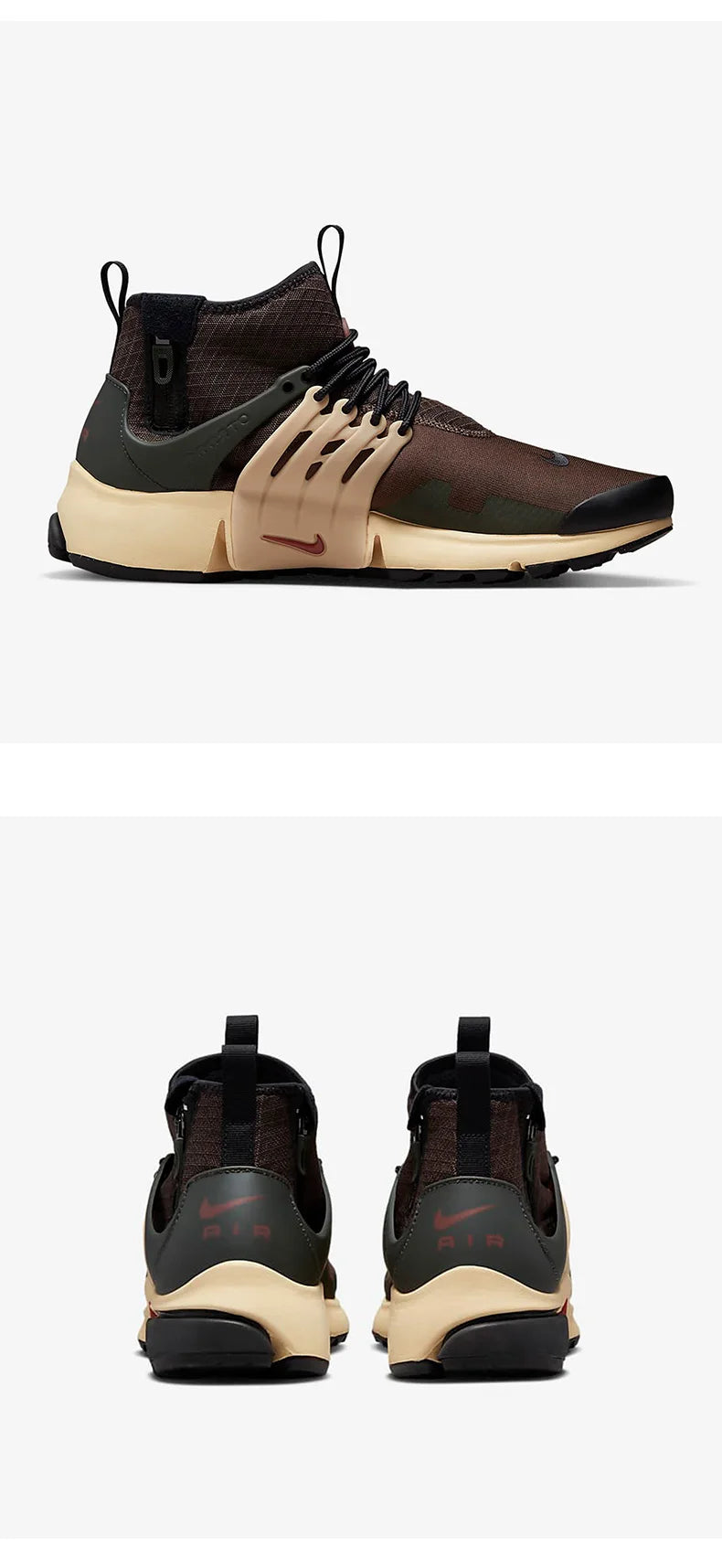 Nike Official Genuine Air Presto Mid Utility Men's Running Shoes DC8751-200