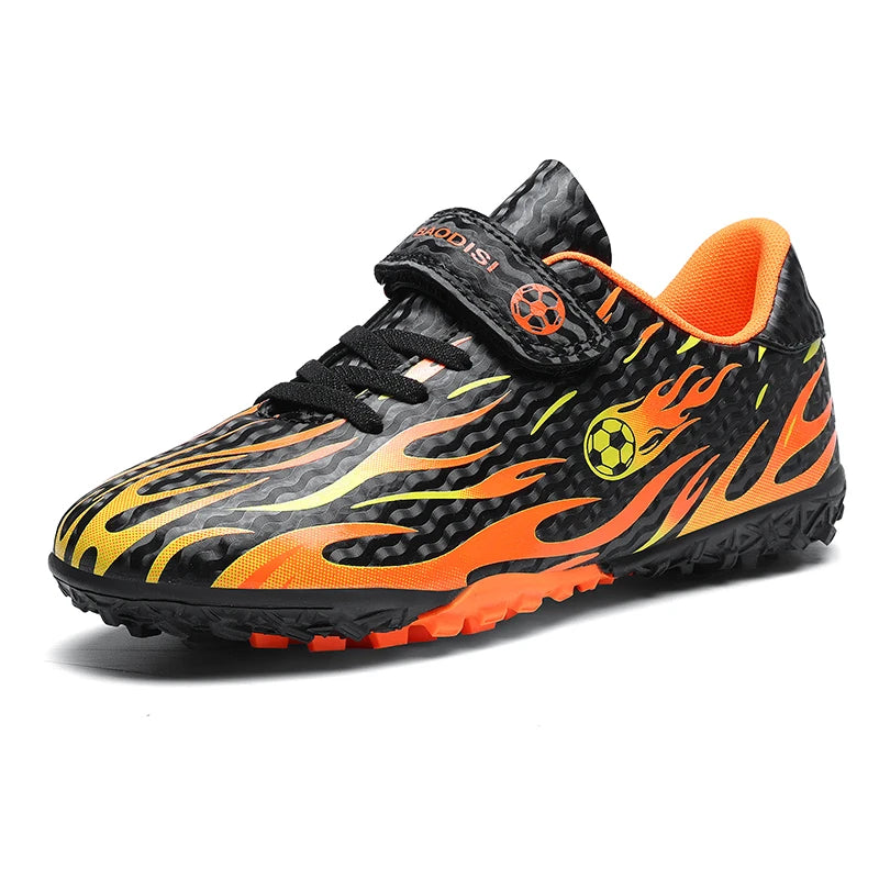 Children's Soccer Shoes Lightweight Football Sneakers Kids Sports Shoes Outdoor Non-Slip Futsal Shoes Boys Girls Training Shoes