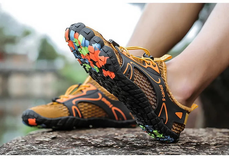 Męskie buty do brodzenia, buty plażowe typu „barefoot”, antypoślizgowe i odporne na zużycie, buty do pływania pod prąd, damskie buty do sportów wodnych na świeżym powietrzu