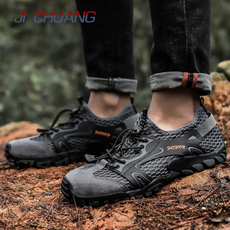 39-50 Water Shoes Men Quick Drying Swim Beach Aqua Shoes for Water Sport Diving Hiking Sailing Travel Sneakers  mountaineering