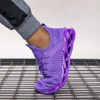 Hot Sale Pink Casual Sneakers Women Men Blade Shoes Big Size 46 Light Breathable Running Shoes Shoes Men Mesh Sports Sneakers