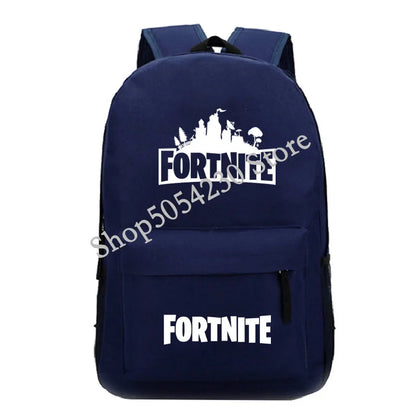 Mochila Fortnite Games, mochila escolar Fortnite para adolescentes, unissexo, com compartimento para portátil, para escola, viagens e uso casual