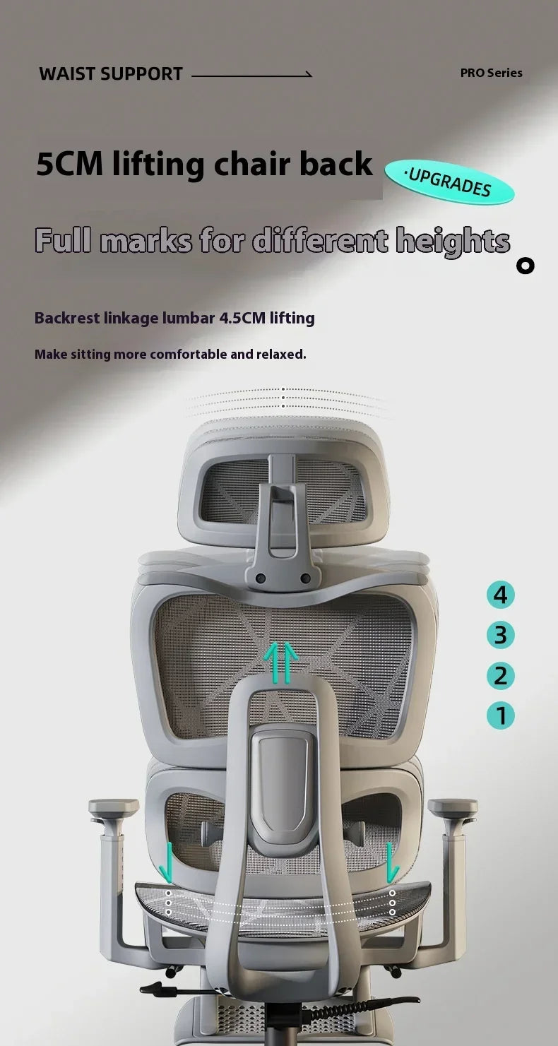 High Back Office Chair 3D Headrest Gaming Chairs Adjustable Computer Relaxing Massage Gamer Chair Ergonomic Office Furniture