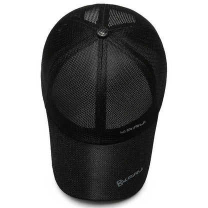 KAIRUI Breathable Full Mesh Hat Men's Trendy Baseball Hat Hip Hop Hat Women's Outdoor Leisure Sports Sunshade Hat Decorative Hat