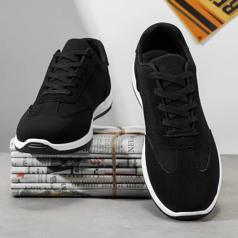 Men's Shoes, Spring and Autumn Trendy Shoes, New Cross-Border Models, White, Black, Red Sneakers, Soft-Soled Breathable Men's Low-Top Versatile Casual Shoes