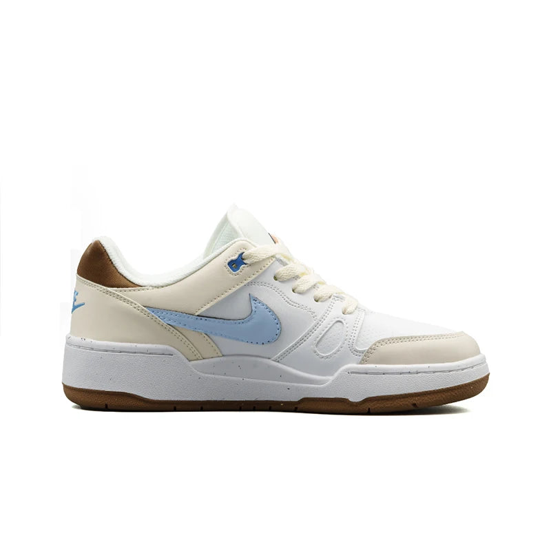 Custom Sneakers Nike Full Force Sneakers | Fresh Travel Style | Comfy Versatile Low-Top Skate Shoes for Men