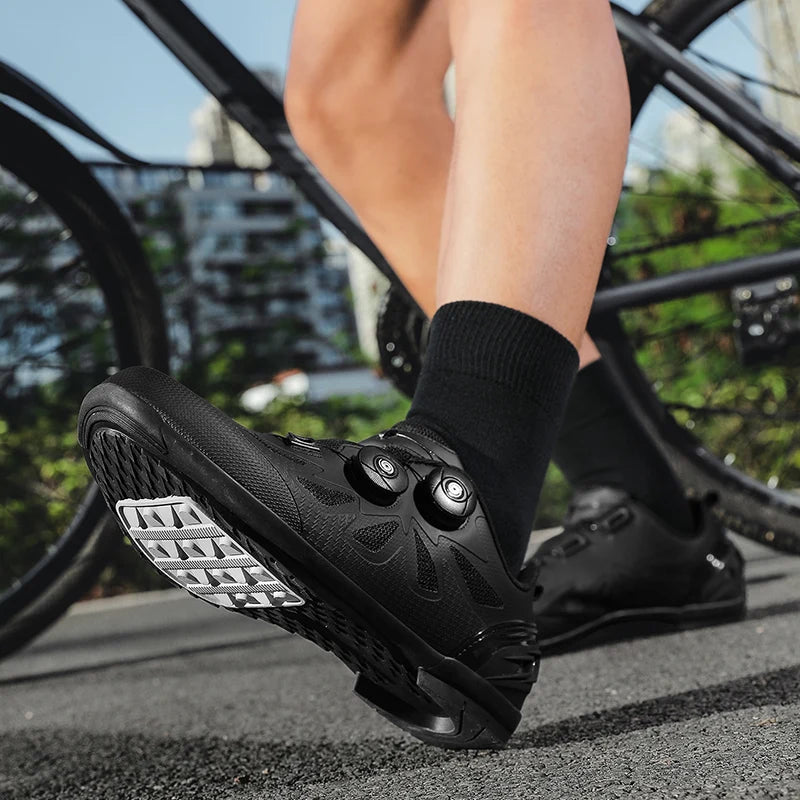 Scarpe da mountain bike non bloccanti da uomo senza tacchette, scarpe da ciclismo su strada RB Speed senza tacchetta, sneaker MTB da donna per pedali flat