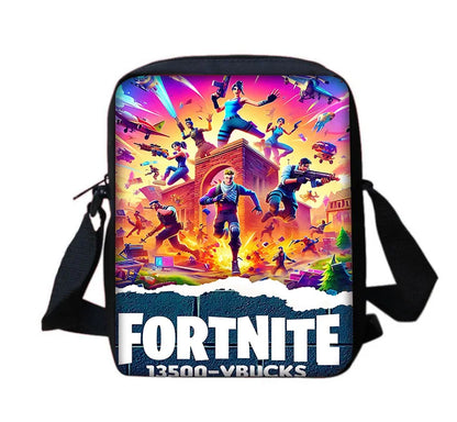 Hot Game Shooting Fortnites Child School Backpack With Shoulder Bag Pencil Bags School Bags for Boys Girls Best Gift