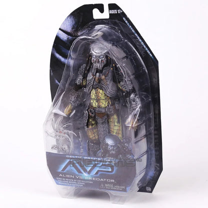 NECA AVP Alien vs. Predator Chopper Celtic Scar Predator Φιγούρα Δράσης 7" Αρθρωτό Κινητό Μοντέλο Παιχνίδι