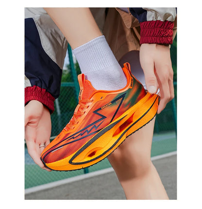 2026 Running Shoes Carbon Plate Marathon Men Sports Breathable Lightweight Women's Comfortable Athletic Antiskid Sneakers Casual