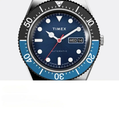 Relógio TIMEX NOVO totalmente automático para homem, de elevada beleza, luxo e lazer, multifunções, com calendário e bracelete em aço